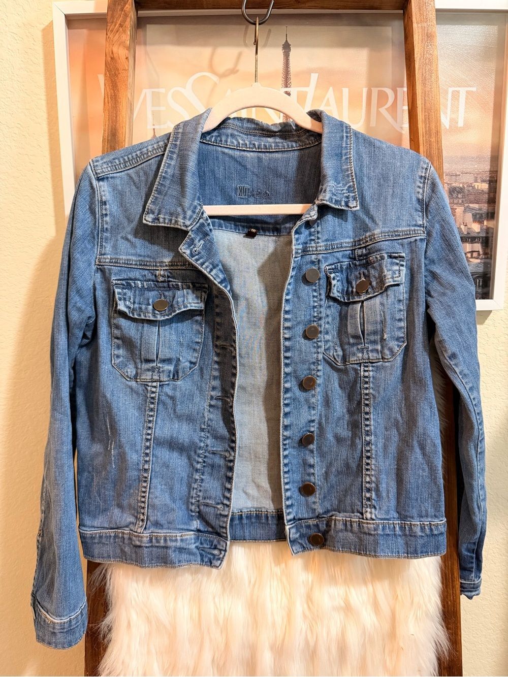 Kut from the Kloth Light Blue Denim Jacket